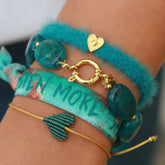 Bracelet pastille emerald